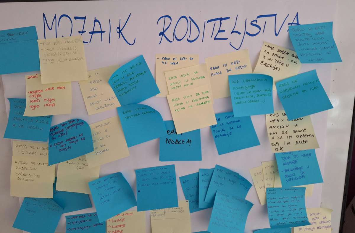 ZAVRŠEN CIKLUS RADIONICA S RODITELJIMA „RASTIMO ZAJEDNO“